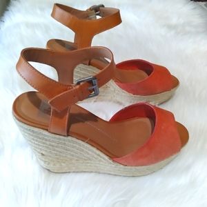 Dolce Vita Espadrilles Wedge Ankle Strap  Sandals Sz 7.5